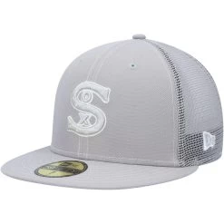 Men's Chicago White Sox New Era Gray 2023 On-Field Batting Practice 59FIFTY Fitted Hat