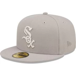 Men's Chicago White Sox New Era Gray Monochrome Camo 59FIFTY Fitted Hat