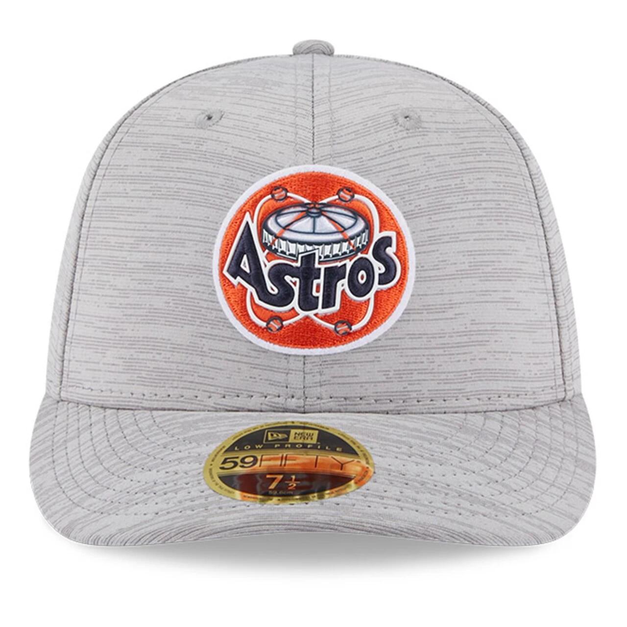 Men's Houston Astros New Era Gray 2023 Clubhouse Low Profile 59FIFTY Fitted Hat - Image 2