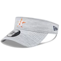 Men's Houston Astros New Era Gray Adjustable Visor