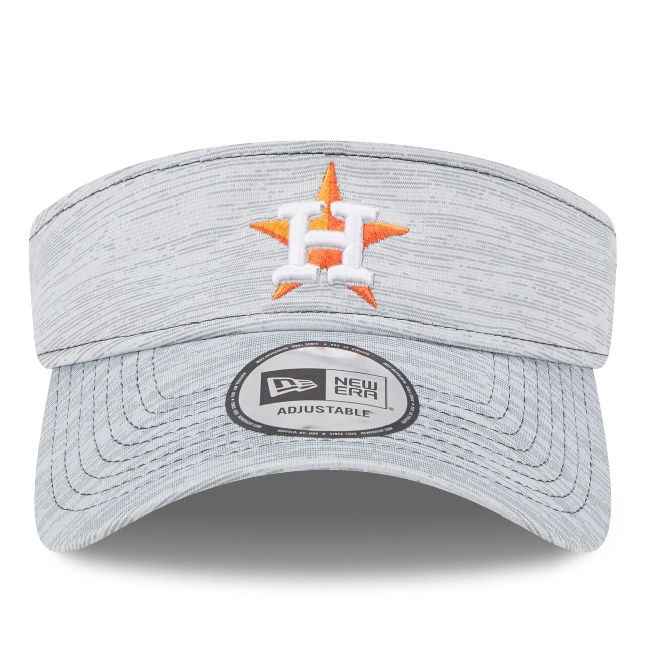 Men's Houston Astros New Era Gray Adjustable Visor - Image 2