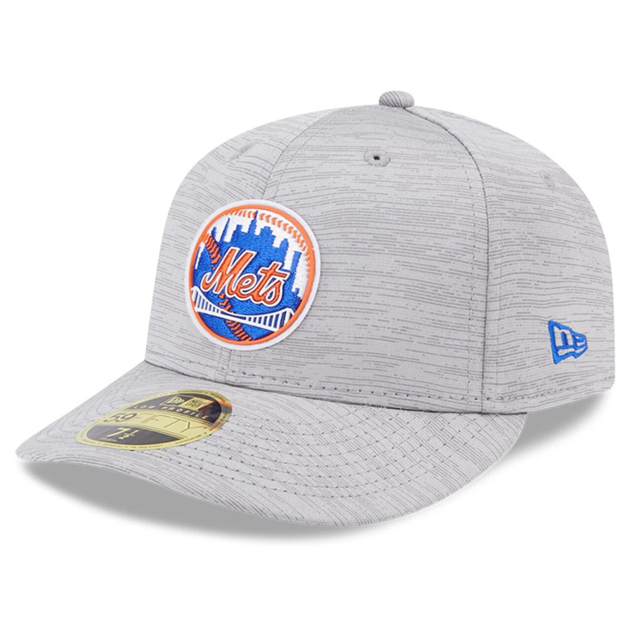 Men's New York Mets New Era Gray 2023 Clubhouse Low Profile 59FIFTY Fitted Hat