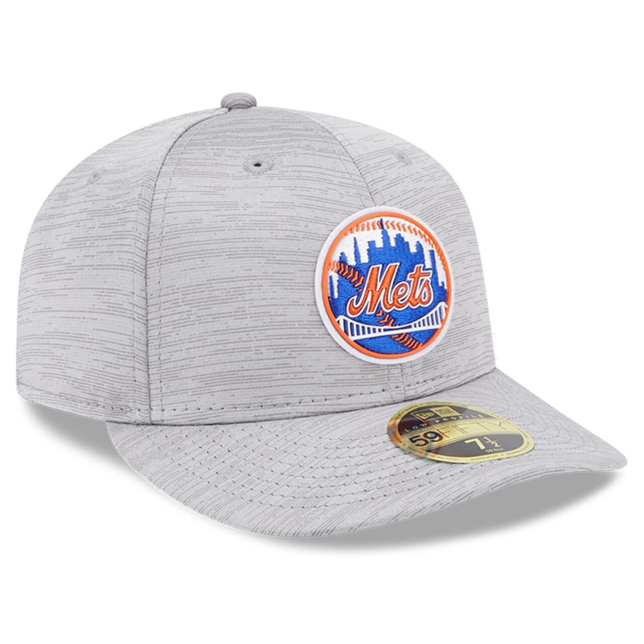 Men's New York Mets New Era Gray 2023 Clubhouse Low Profile 59FIFTY Fitted Hat - Image 3