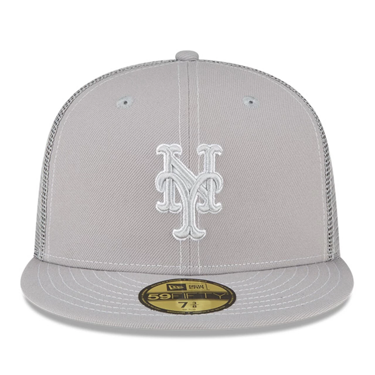 Men's New York Mets New Era Gray 2023 On-Field Batting Practice 59FIFTY Fitted Hat - Image 2