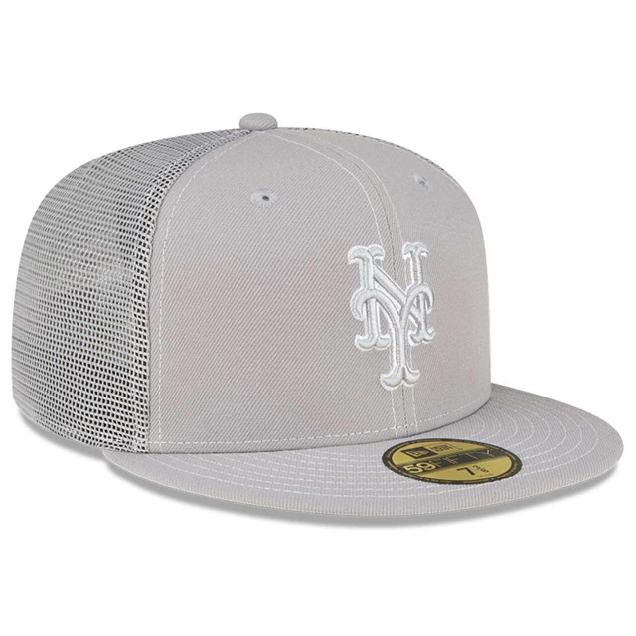 Men's New York Mets New Era Gray 2023 On-Field Batting Practice 59FIFTY Fitted Hat - Image 3