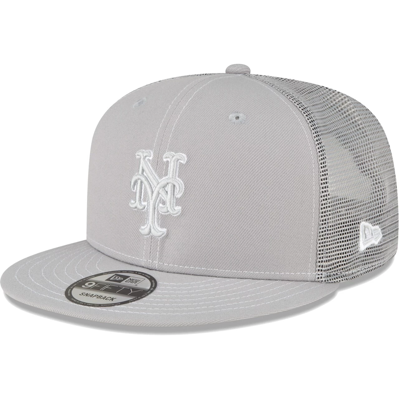 Men's New York Mets New Era Gray 2023 On-Field Batting Practice 9FIFTY Snapback Hat