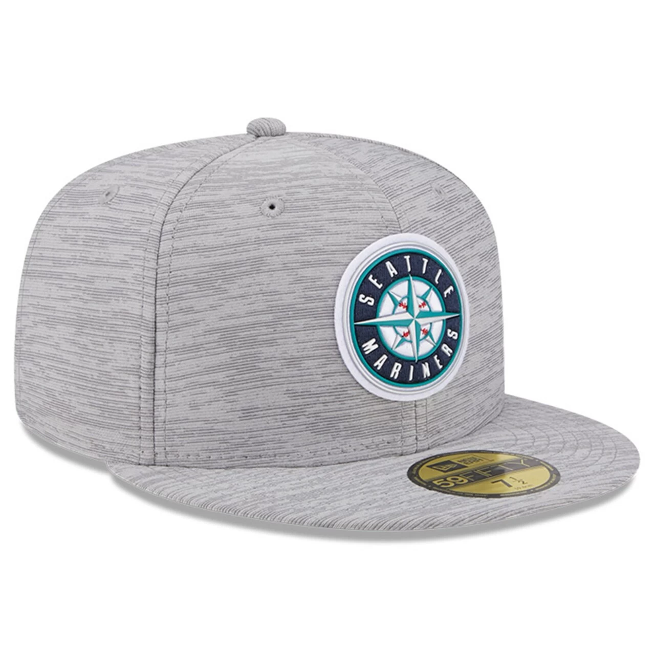 Men's Seattle Mariners New Era Gray 2023 Clubhouse 59FIFTY Fitted Hat - Image 3