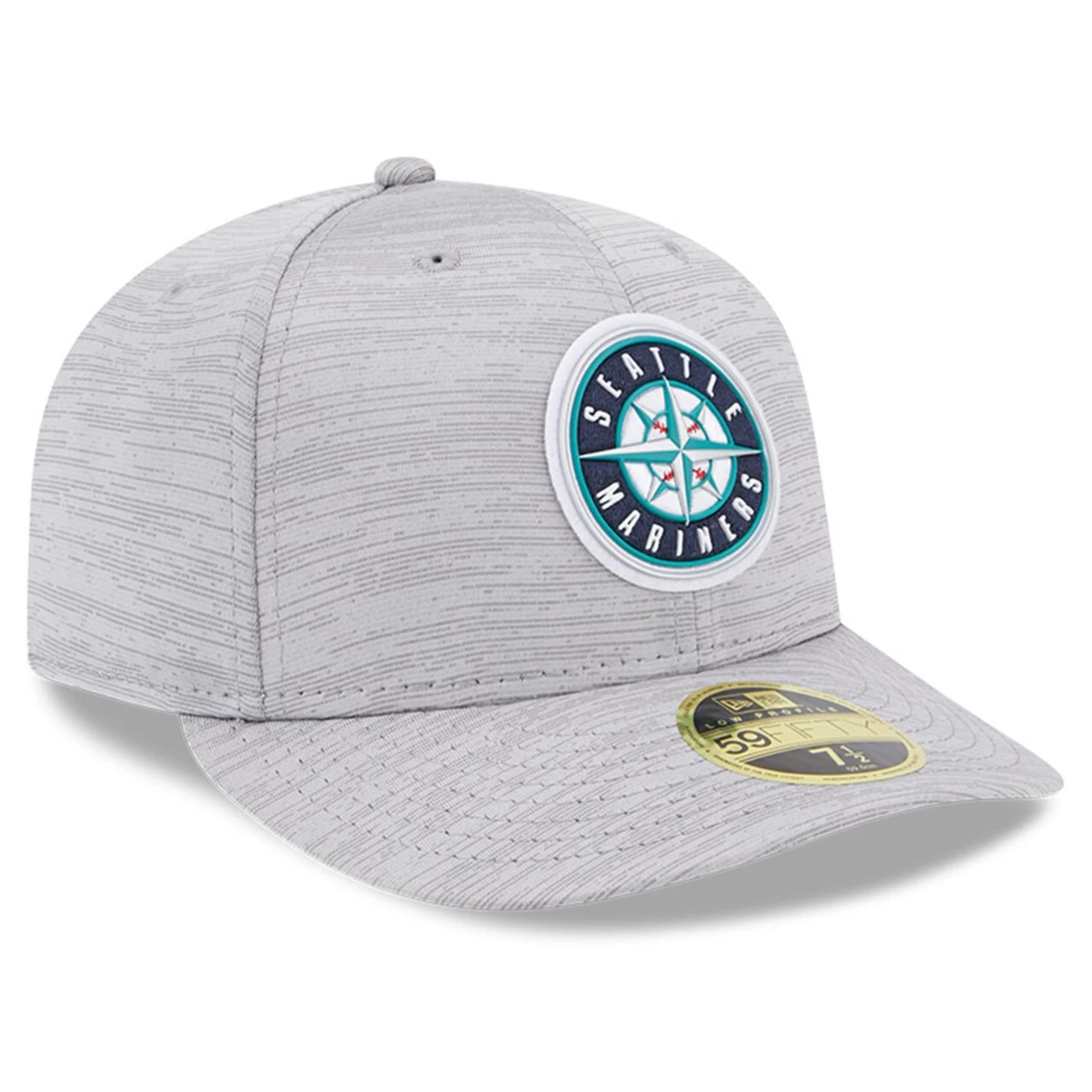 Men's Seattle Mariners New Era Gray 2023 Clubhouse Low Profile 59FIFTY Fitted Hat - Image 3