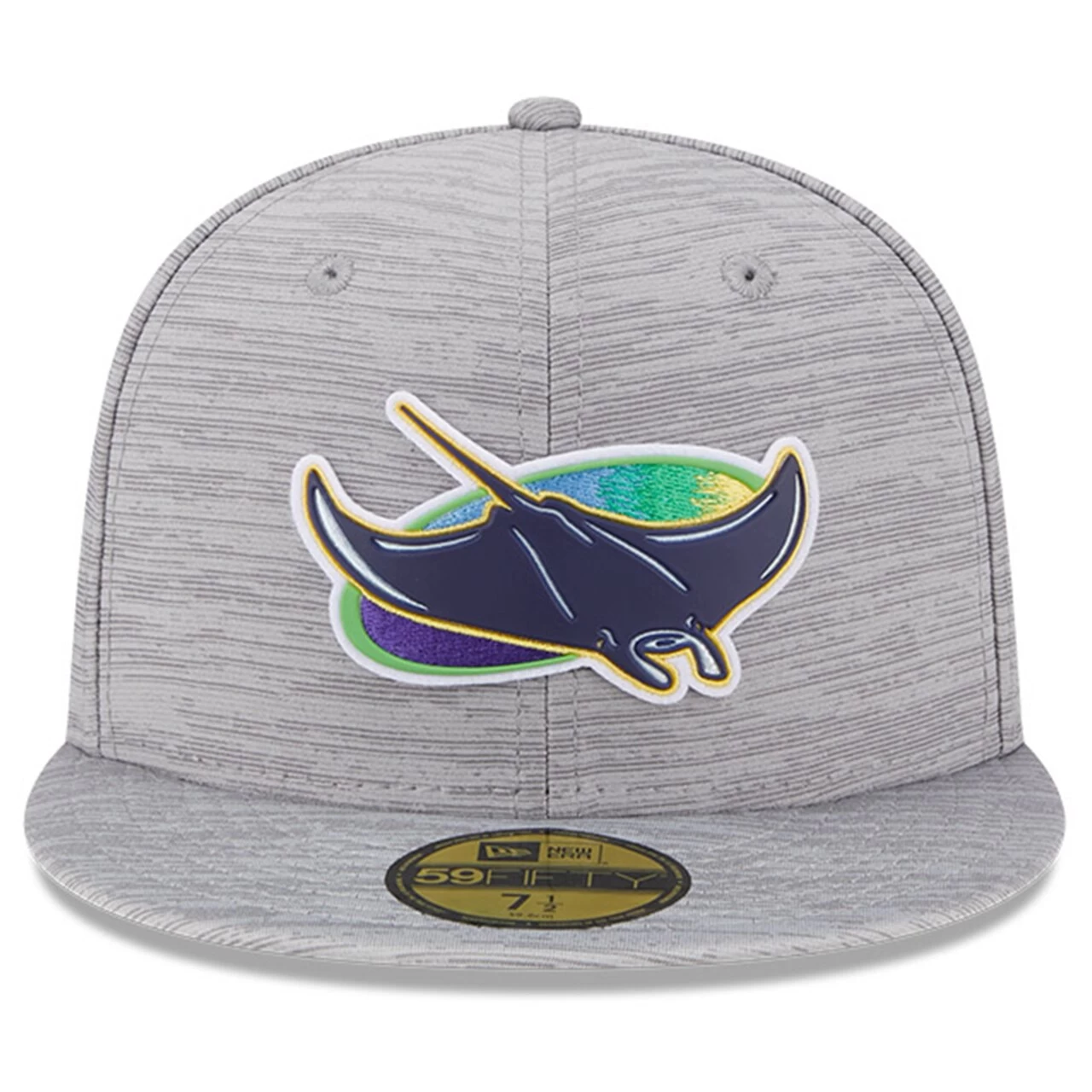 Men's Tampa Bay Rays New Era Gray 2023 Clubhouse 59FIFTY Fitted Hat - Image 2