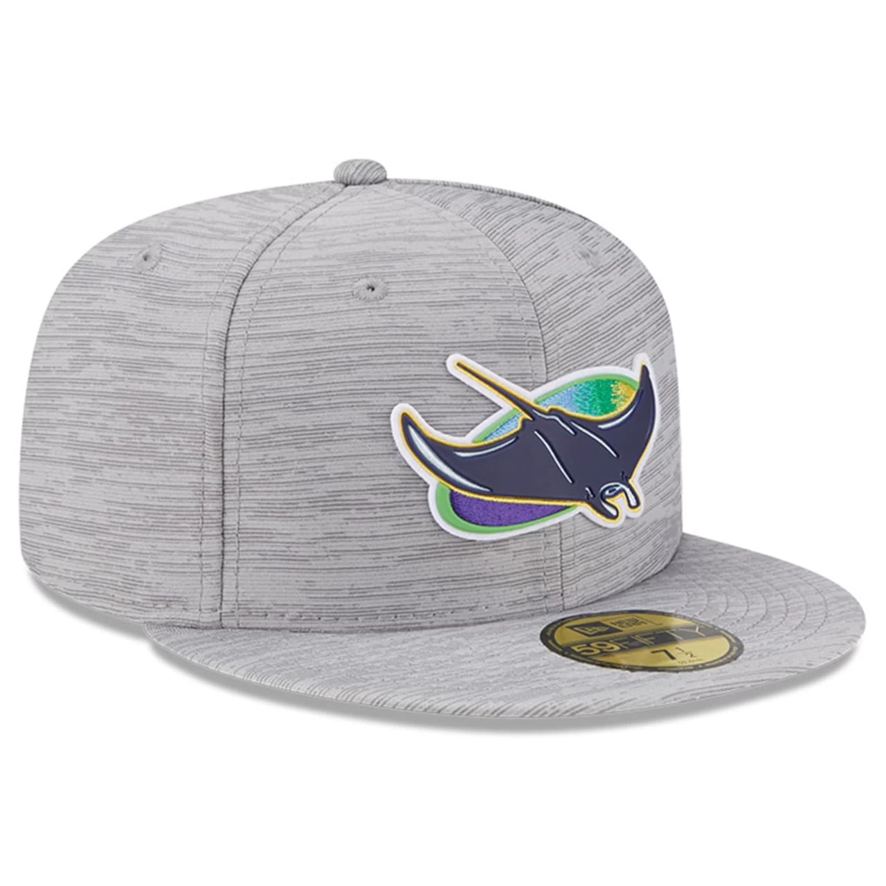 Men's Tampa Bay Rays New Era Gray 2023 Clubhouse 59FIFTY Fitted Hat - Image 3