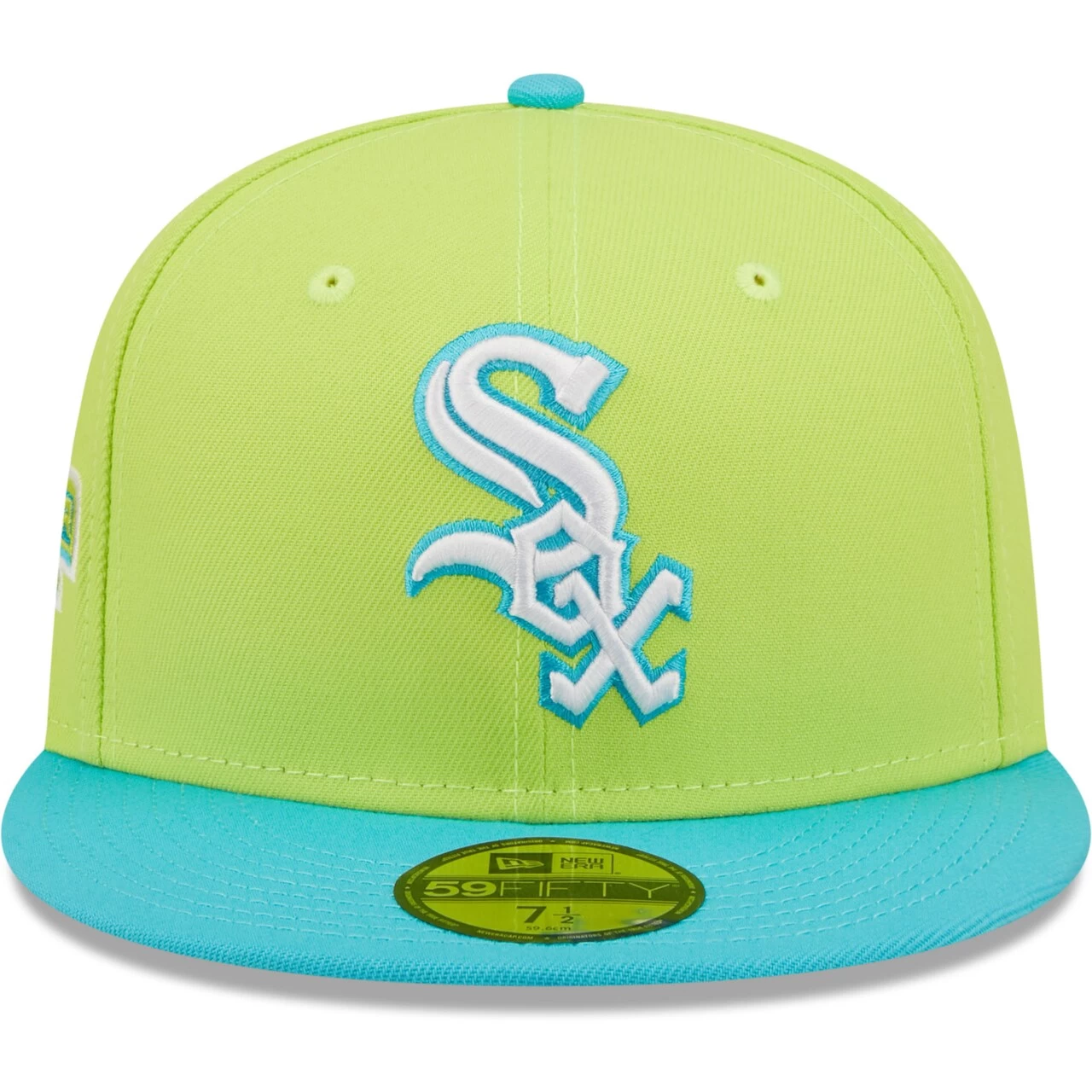 Men's Chicago White Sox New Era Green 2003 MLB All-Star Game Cyber Vice 59FIFTY Fitted Hat - Image 2