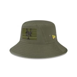 Men's New York Mets New Era Green 2023 Armed Forces Day Bucket Hat