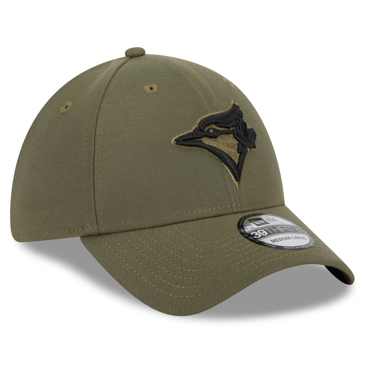 Men's Toronto Blue Jays New Era Green 2023 Armed Forces Day 39THIRTY Flex Hat