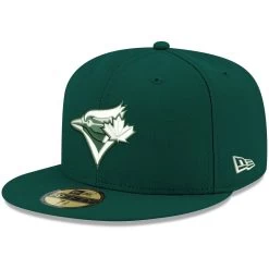 Men's Toronto Blue Jays New Era Green White Logo 59FIFTY Fitted Hat