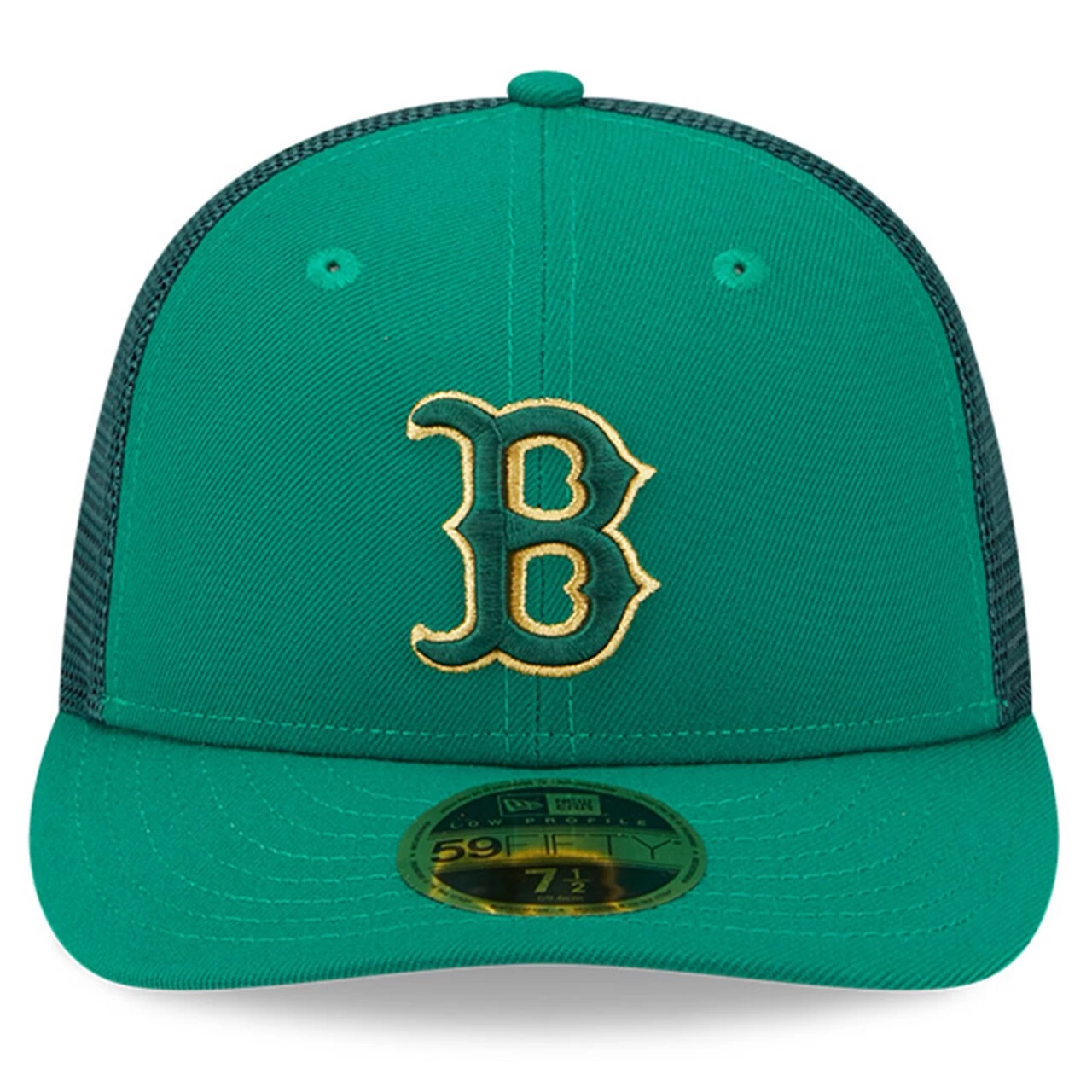 Men's Boston Red Sox New Era Kelly Green 2023 St. Patrick's Day Low Profile 59FIFTY Fitted Hat - Image 2