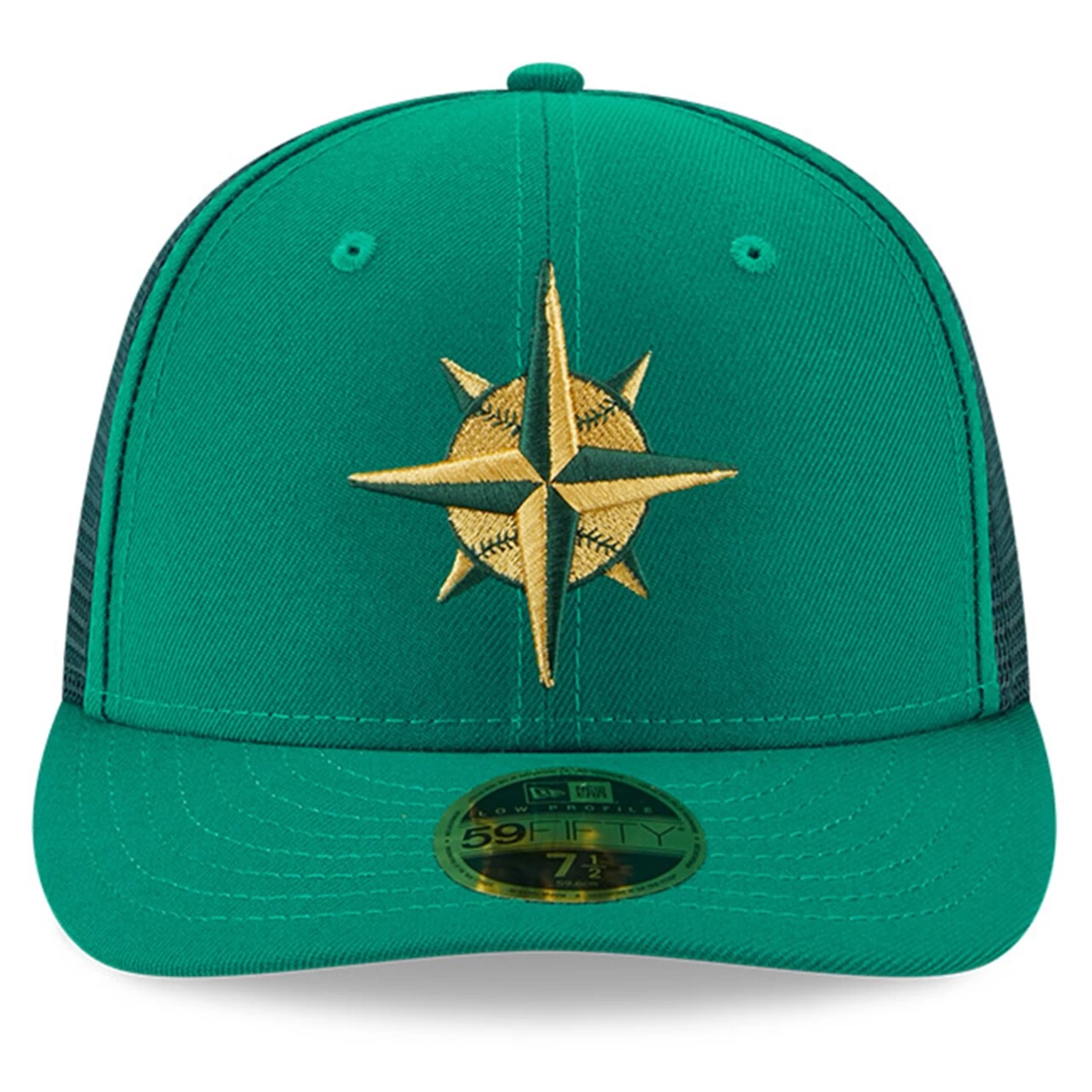 Men's Seattle Mariners New Era Kelly Green 2023 St. Patrick's Day Low Profile 59FIFTY Fitted Hat - Image 2