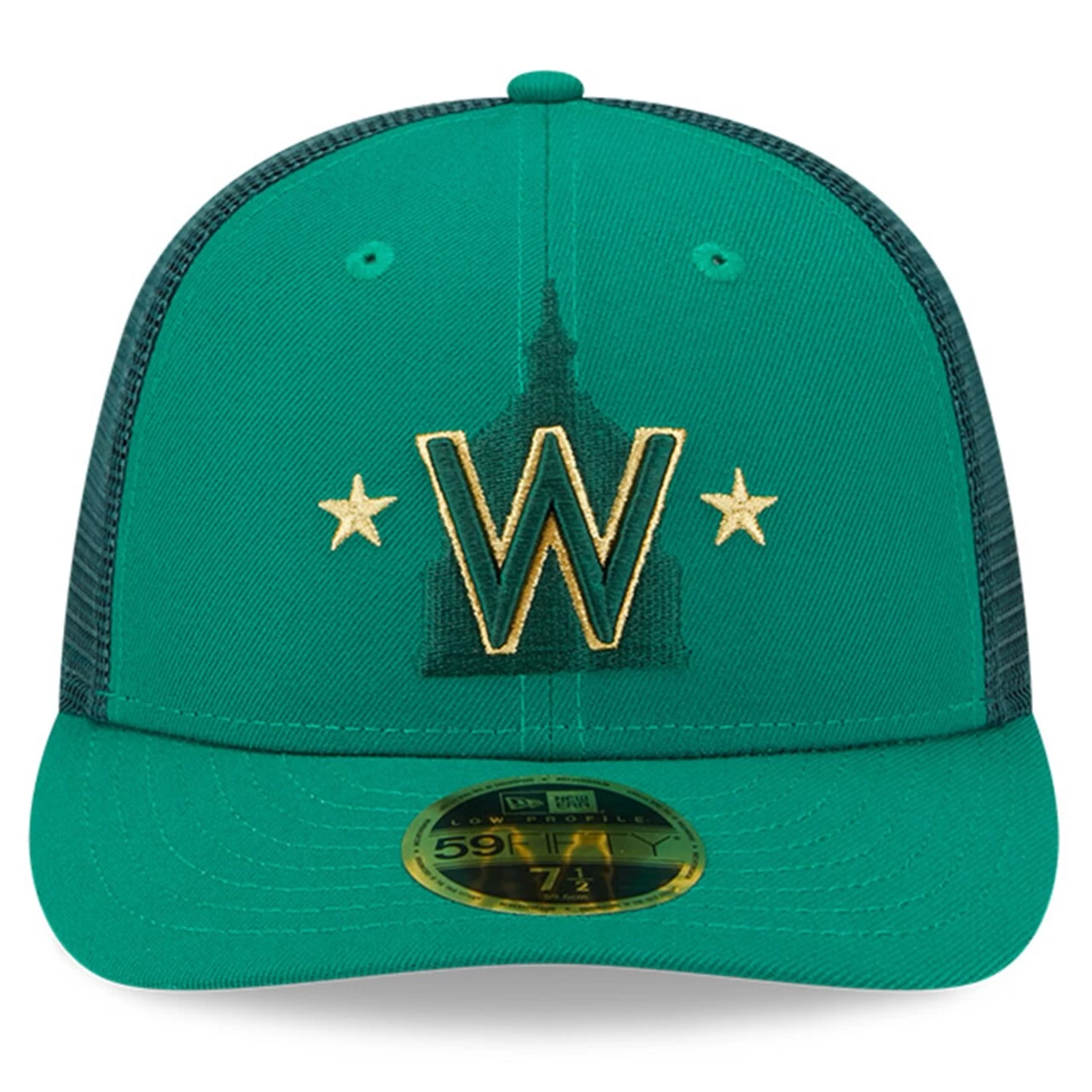 Men's Washington Nationals New Era Kelly Green 2023 St. Patrick's Day Low Profile 59FIFTY Fitted Hat - Image 2