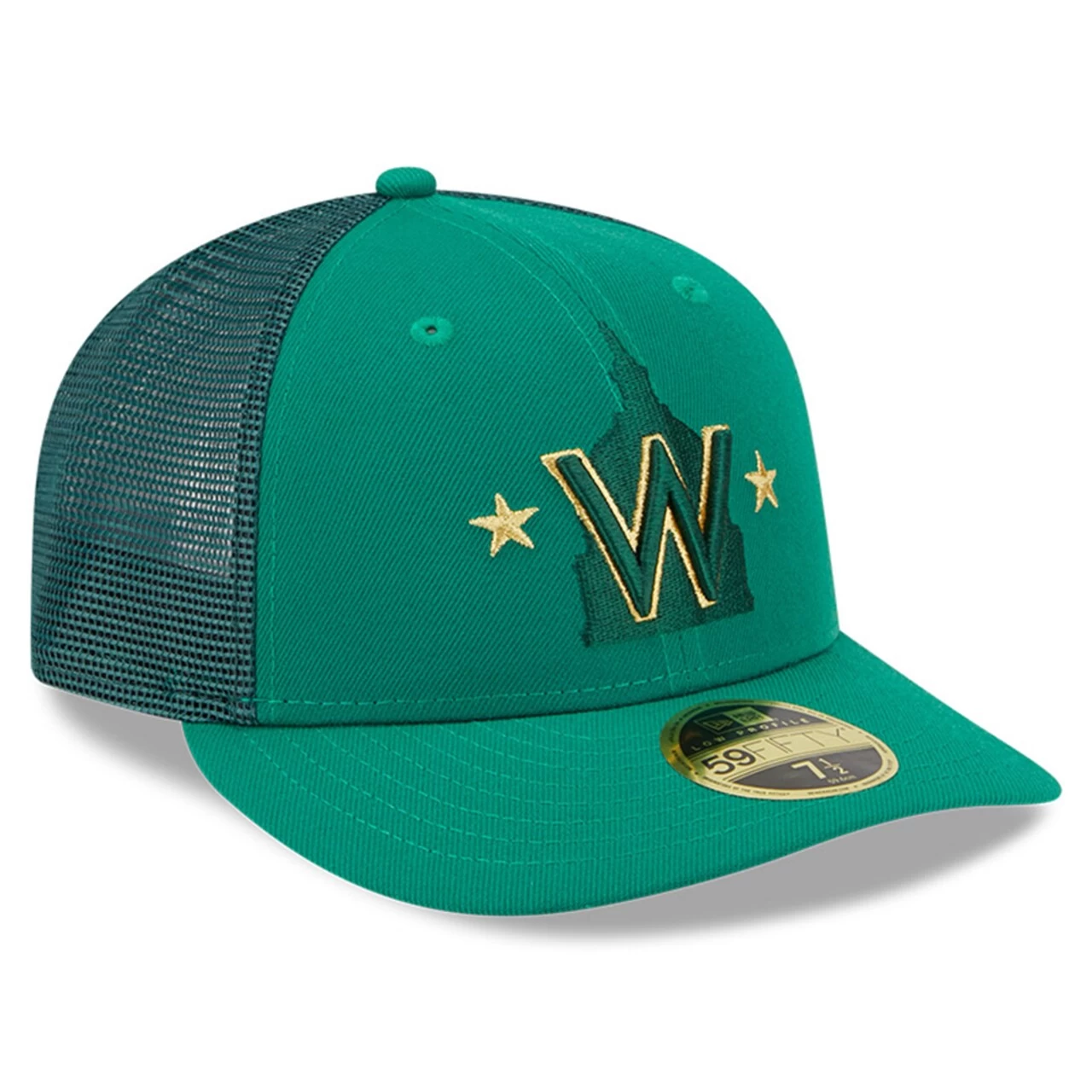 Men's Washington Nationals New Era Kelly Green 2023 St. Patrick's Day Low Profile 59FIFTY Fitted Hat - Image 3