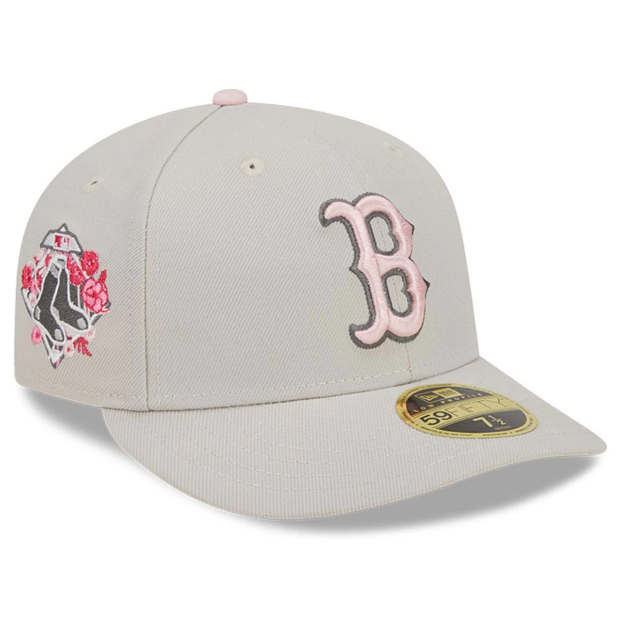 Men's Boston Red Sox New Era Khaki 2023 Mother's Day Low Profile 59FIFTY Fitted Hat