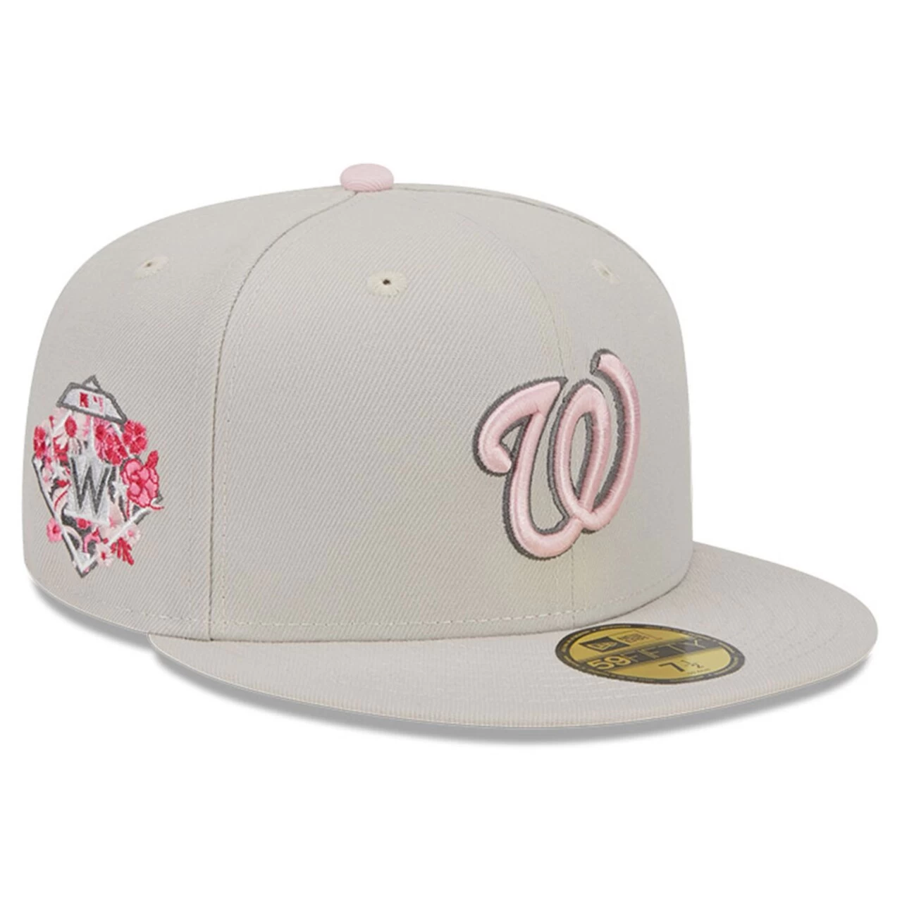 Men's Washington Nationals New Era Khaki 2023 Mother's Day On-Field 59FIFTY Fitted Hat