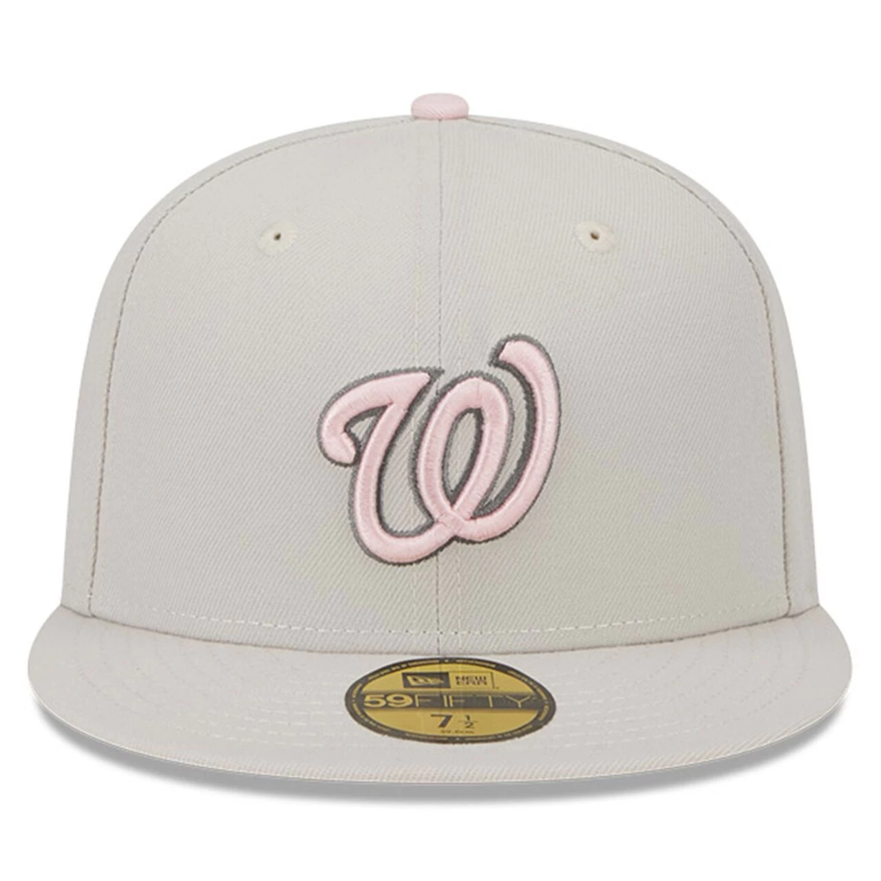Men's Washington Nationals New Era Khaki 2023 Mother's Day On-Field 59FIFTY Fitted Hat - Image 2