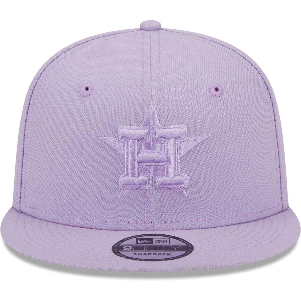 Men's Houston Astros New Era Lavender Spring Color Basic 9FIFTY Snapback Hat - Image 2