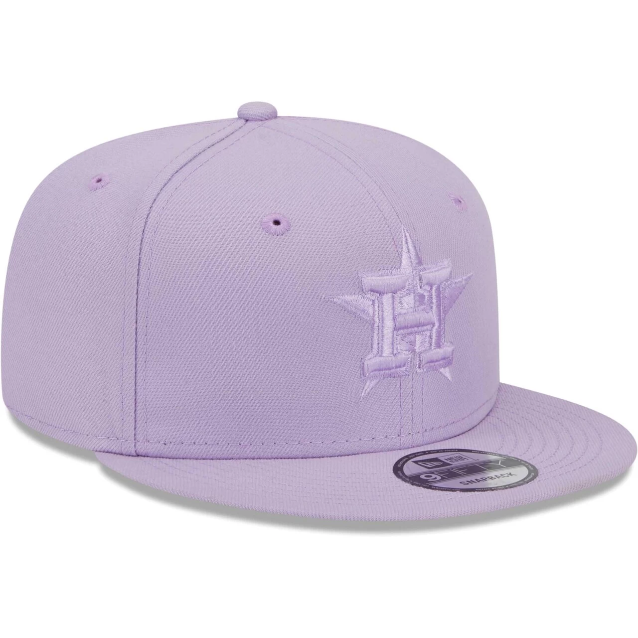 Men's Houston Astros New Era Lavender Spring Color Basic 9FIFTY Snapback Hat - Image 3