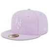 Men's New York Mets New Era Lavender 2023 Spring Color Basic 59FIFTY Fitted Hat