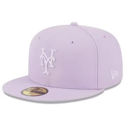 Men's New York Mets New Era Lavender 2023 Spring Color Basic 59FIFTY Fitted Hat
