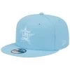 Men's Houston Astros New Era Light Blue Spring Color Basic 9FIFTY Snapback Hat