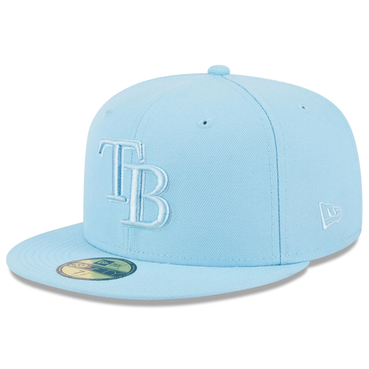 Men's Tampa Bay Rays New Era Light Blue 2023 Spring Color Basic 59FIFTY Fitted Hat