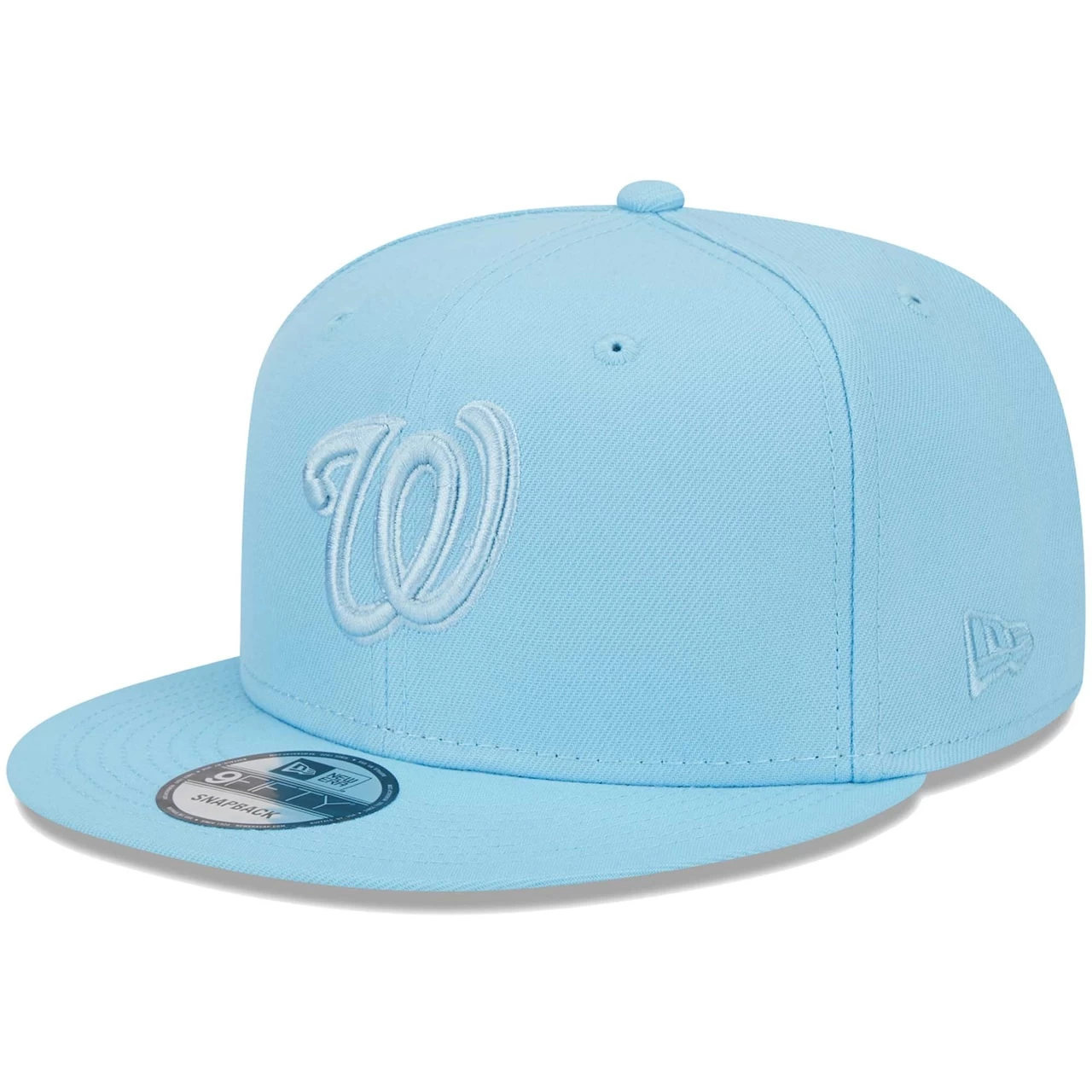 Men's Washington Nationals New Era Light Blue Spring Color Basic 9FIFTY Snapback Hat