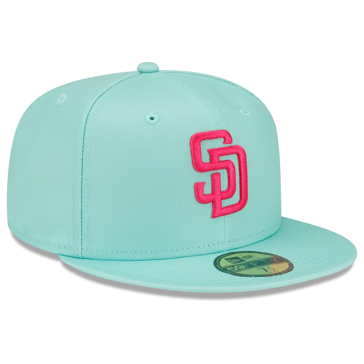 Men's San Diego Padres New Era Mint 2022 City Connect 59FIFTY Fitted Hat - Image 3