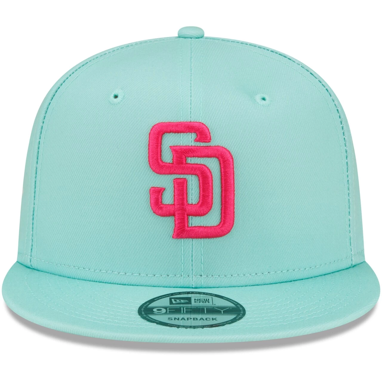 Men's San Diego Padres New Era Mint 2022 City Connect 9FIFTY Snapback Adjustable Hat - Image 2