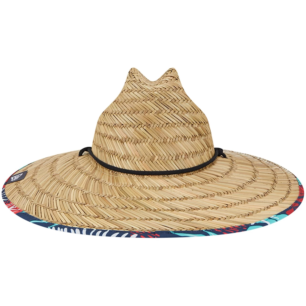 Men's Cleveland Guardians New Era Natural 2023 Spring Training Floral Straw Hat - Image 2