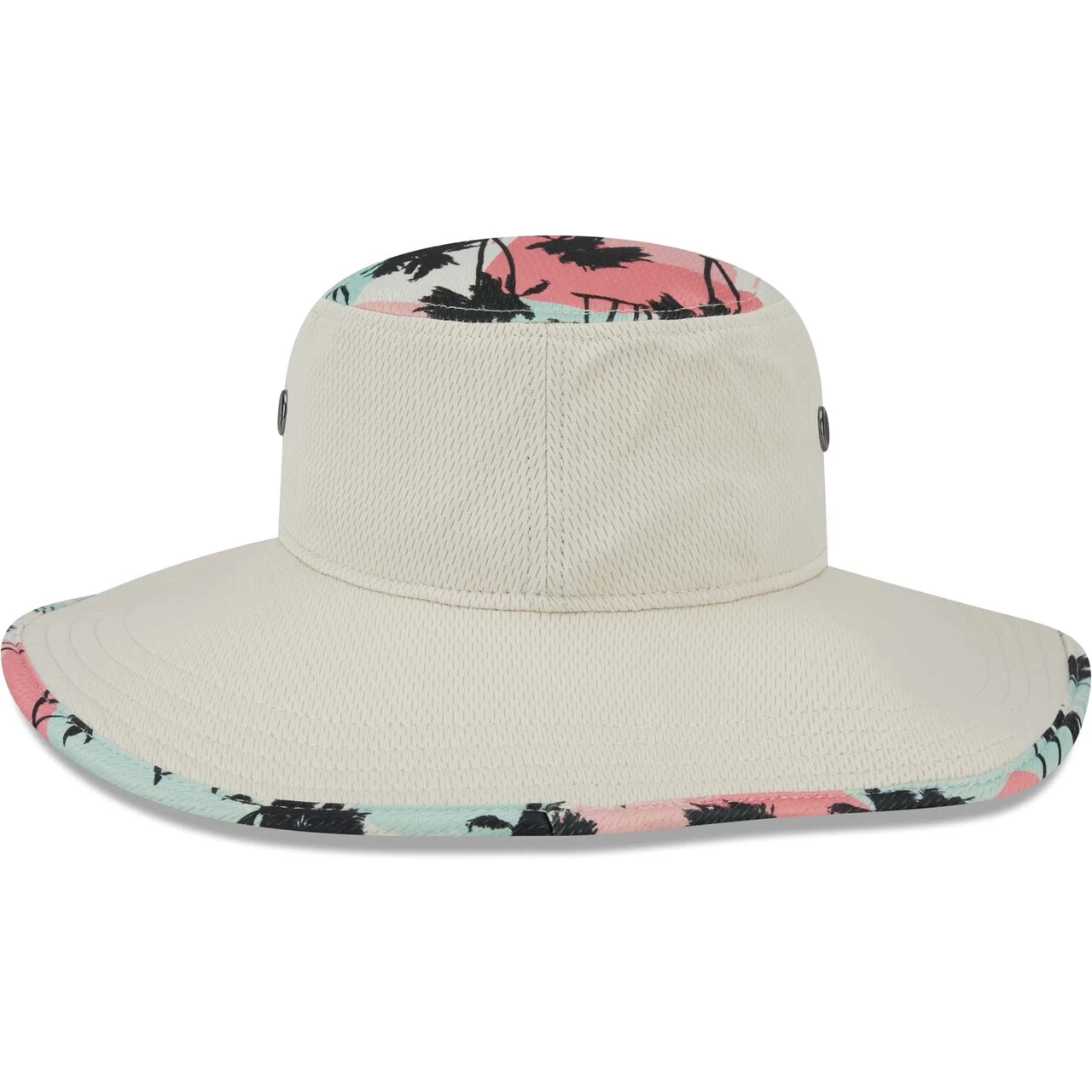 Men's Los Angeles Angels New Era Natural Retro Beachin' Bucket Hat - Image 2