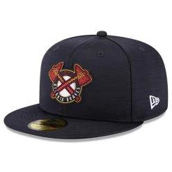 Men's Atlanta Braves New Era Navy 2023 Clubhouse 59FIFTY Fitted Hat