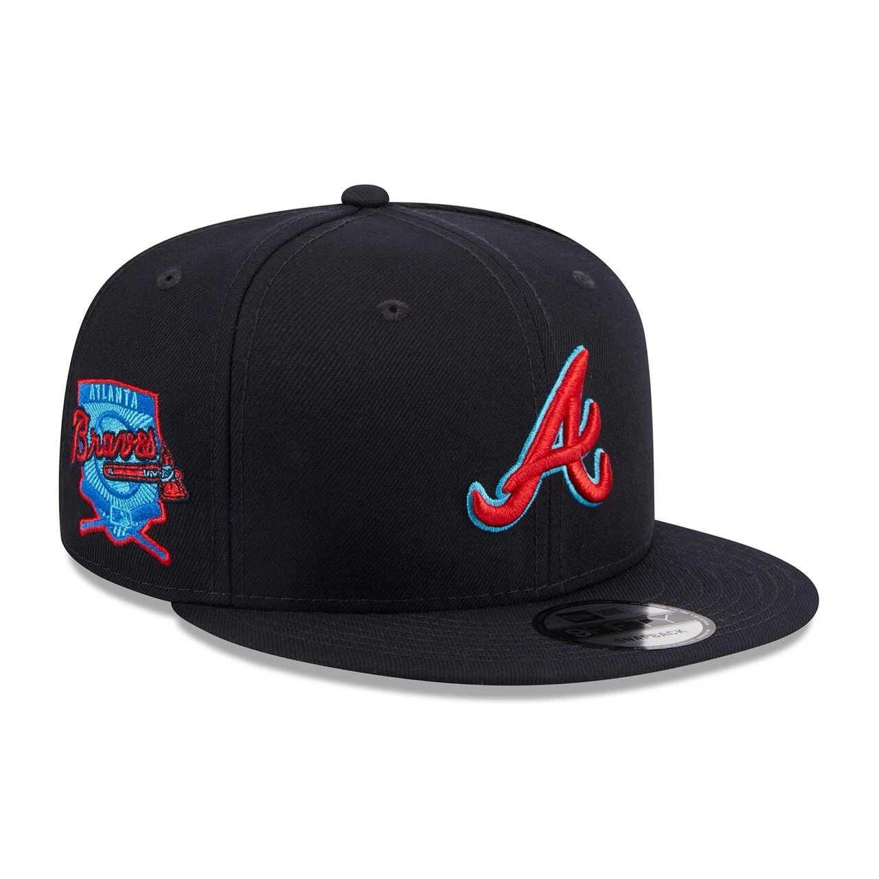 Men's Atlanta Braves New Era Navy 2023 MLB Father's Day 9FIFTY Snapback Hat