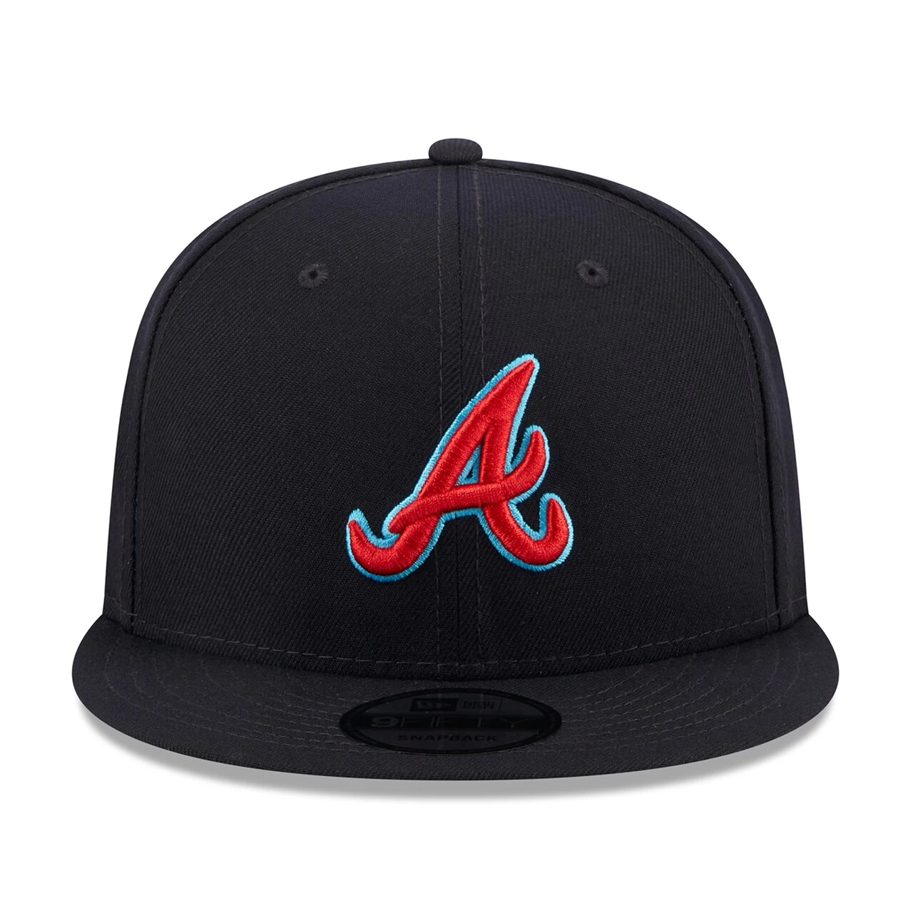 Men's Atlanta Braves New Era Navy 2023 MLB Father's Day 9FIFTY Snapback Hat - Image 2