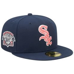 Men's Chicago White Sox New Era Navy Comiskey Park Lava Undervisor 59FIFTY Fitted Hat