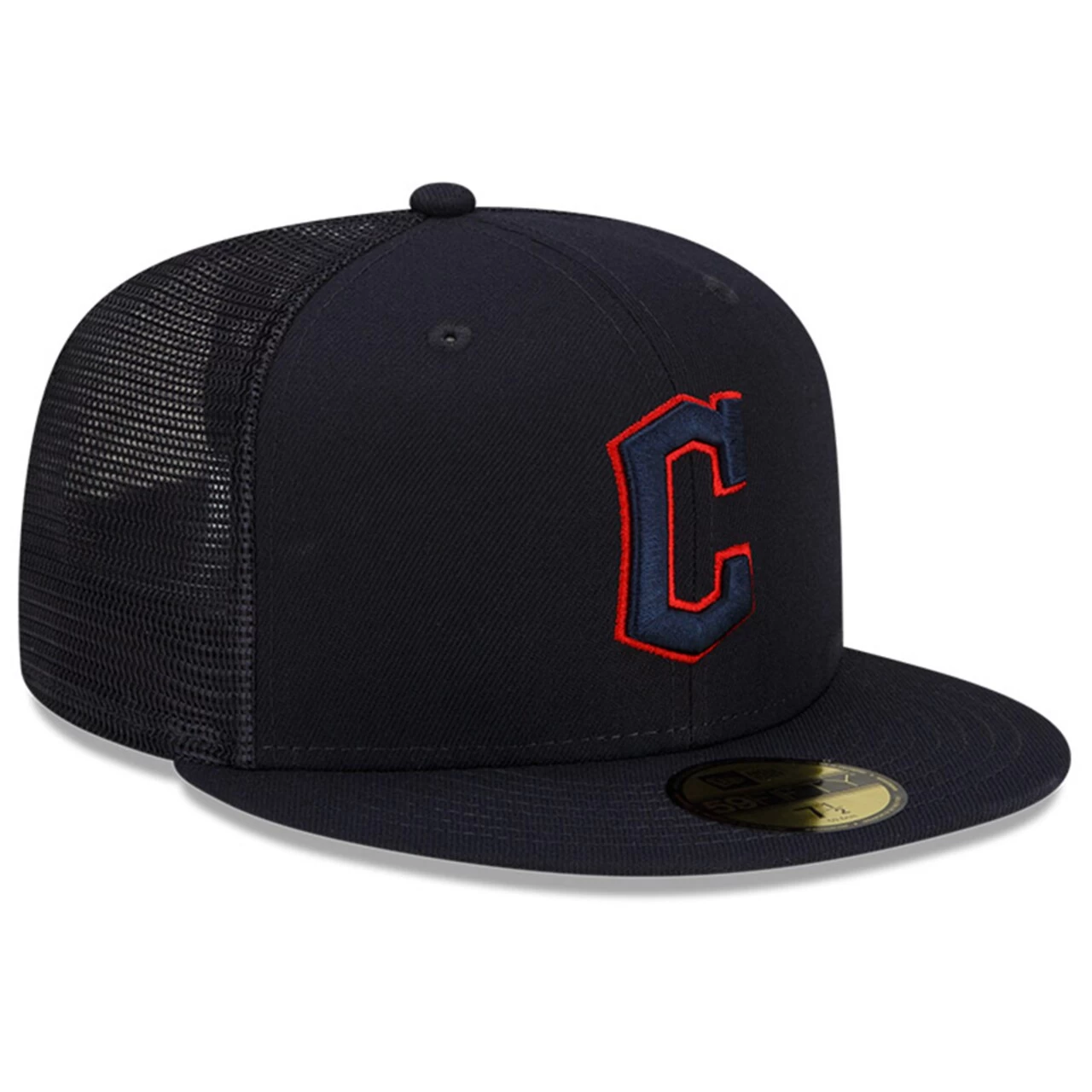 Men's Cleveland Guardians New Era Navy 2023 Batting Practice 59FIFTY Fitted Hat - Image 3