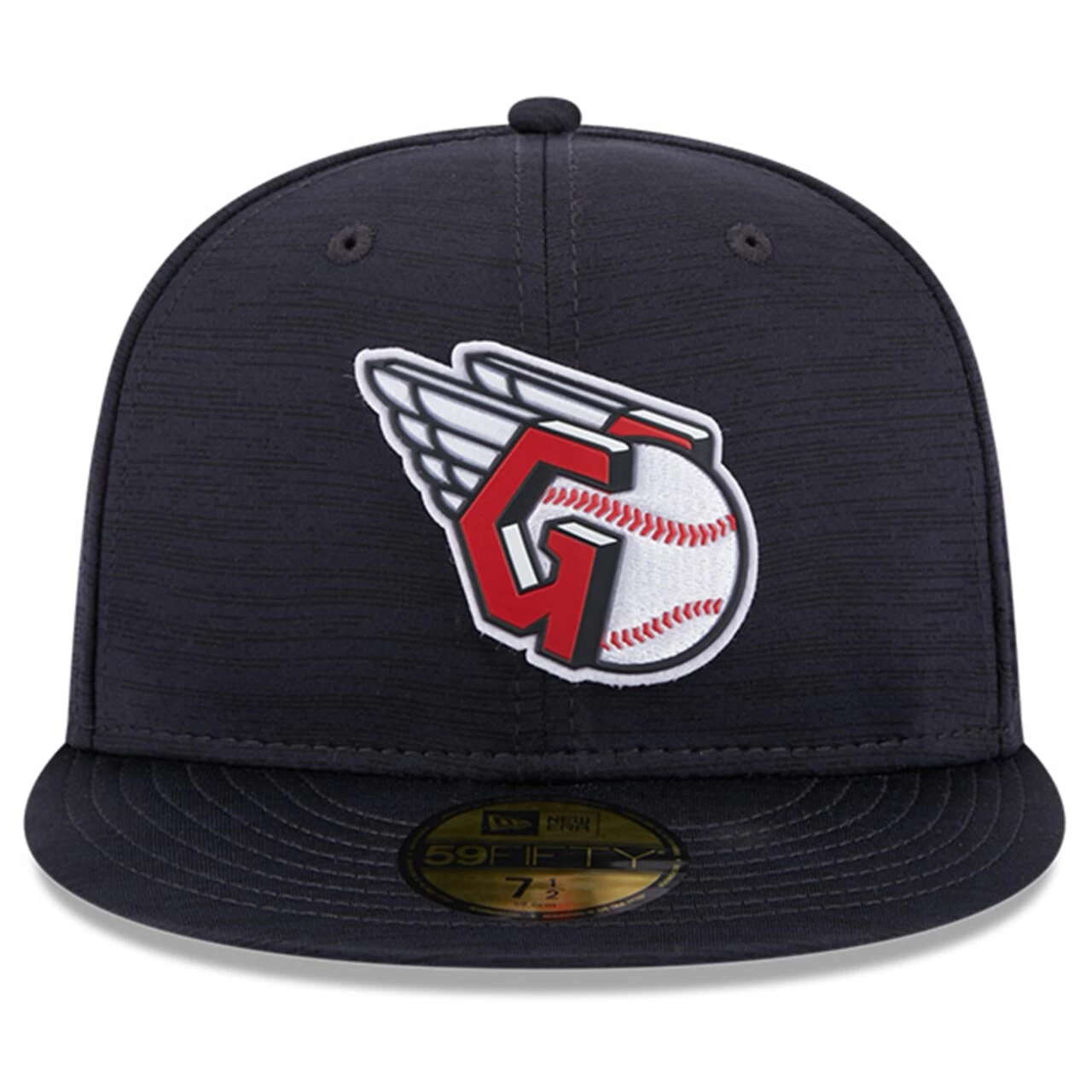 Men's Cleveland Guardians New Era Navy 2023 Clubhouse 59FIFTY Fitted Hat - Image 2