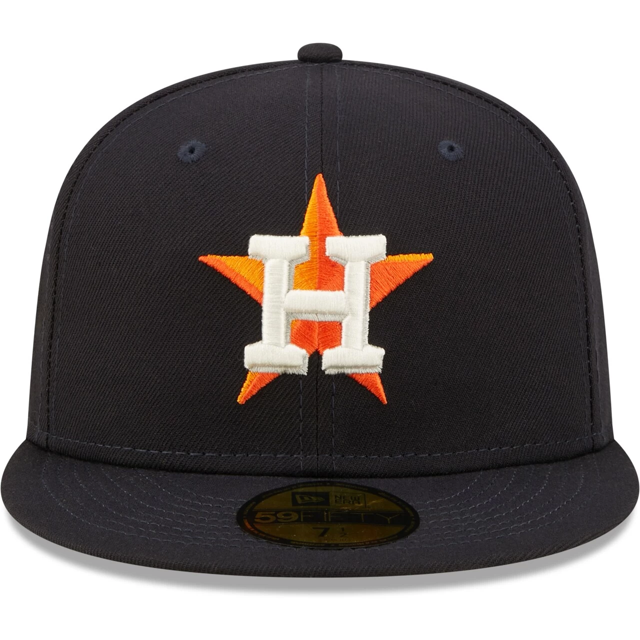 Men's Houston Astros New Era Navy 2017 World Series Champions Citrus Pop Undervisor 59FIFTY Fitted Hat - Image 2