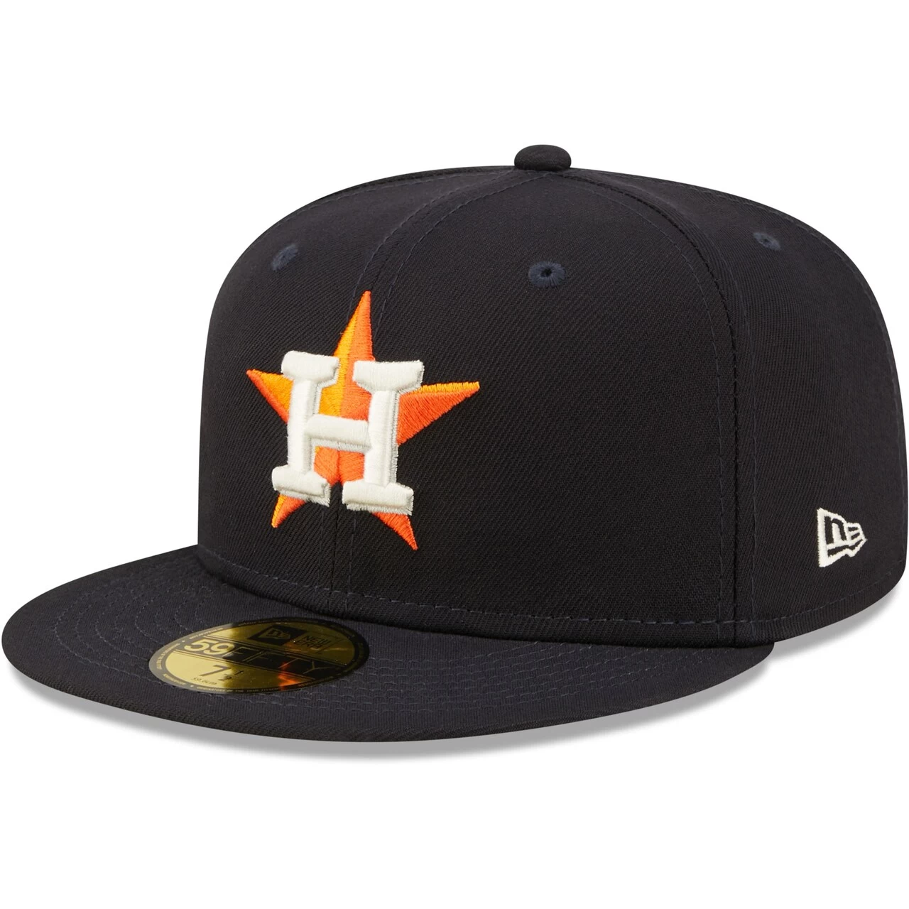 Men's Houston Astros New Era Navy 2017 World Series Champions Citrus Pop Undervisor 59FIFTY Fitted Hat - Image 3