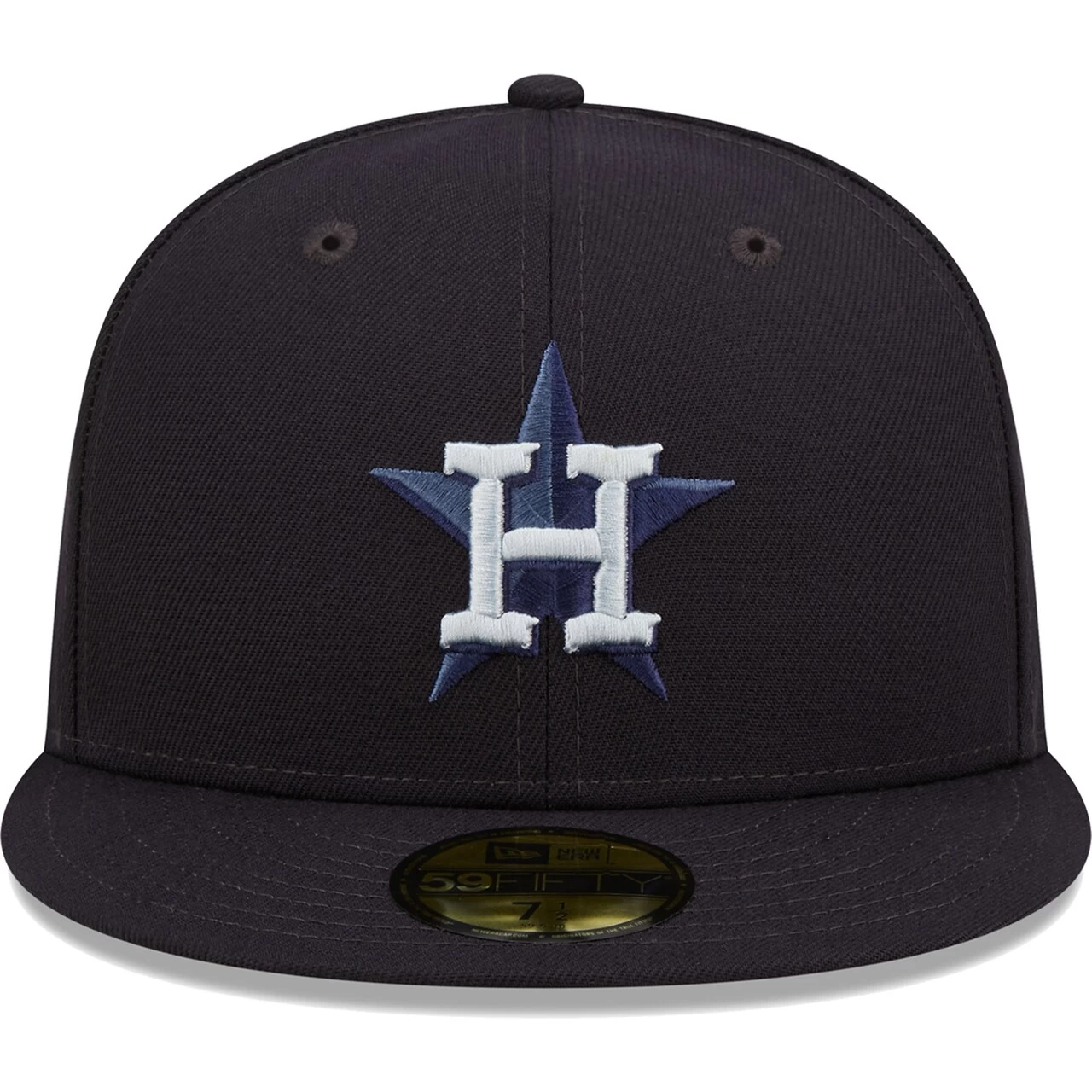 Men's Houston Astros New Era Navy Monochrome Camo 59FIFTY Fitted Hat - Image 2