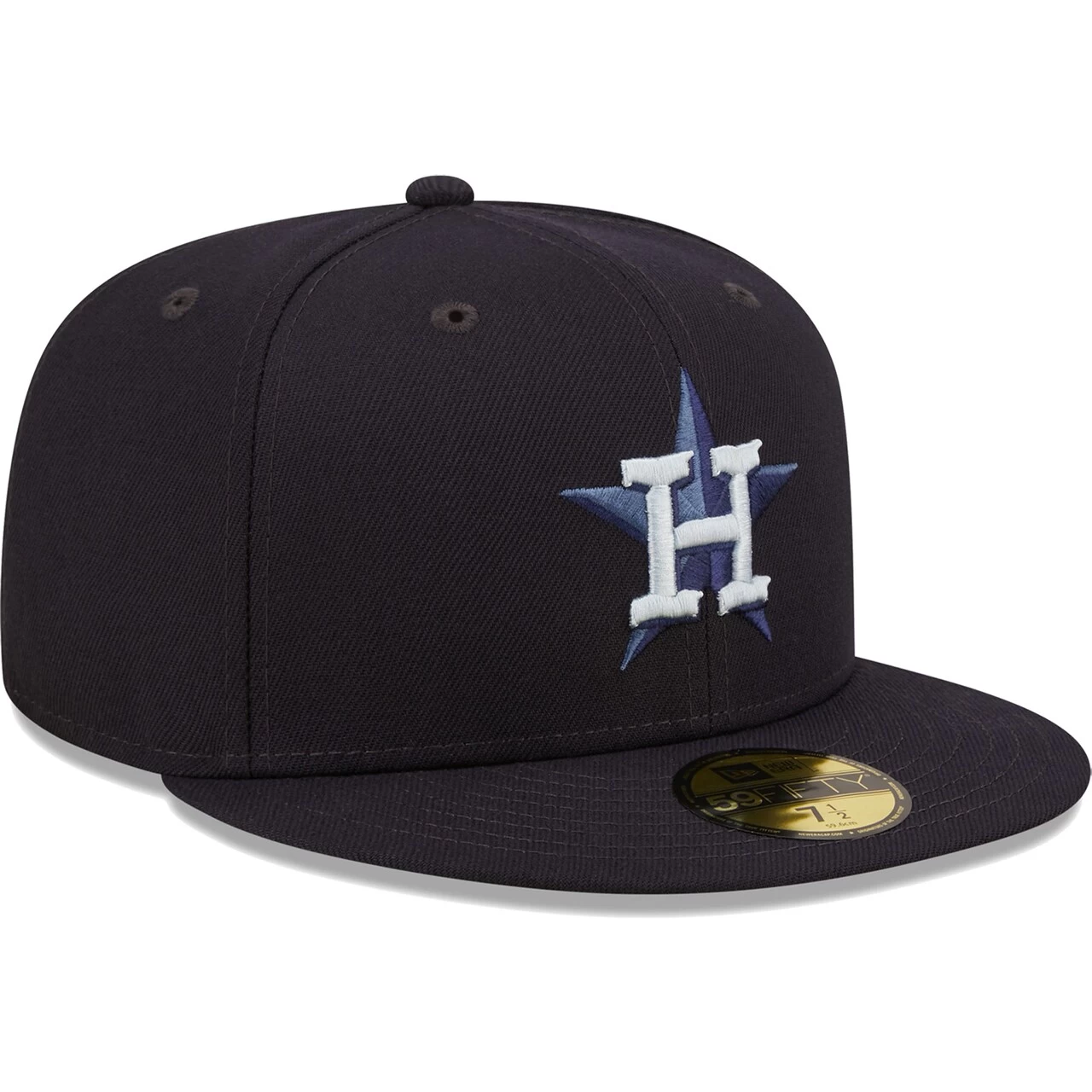 Men's Houston Astros New Era Navy Monochrome Camo 59FIFTY Fitted Hat - Image 3