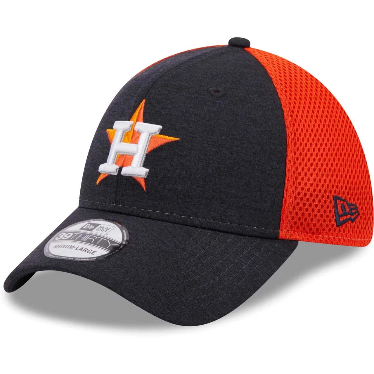 Men's Houston Astros New Era Navy Shadow Neo 39THIRTY Flex Hat