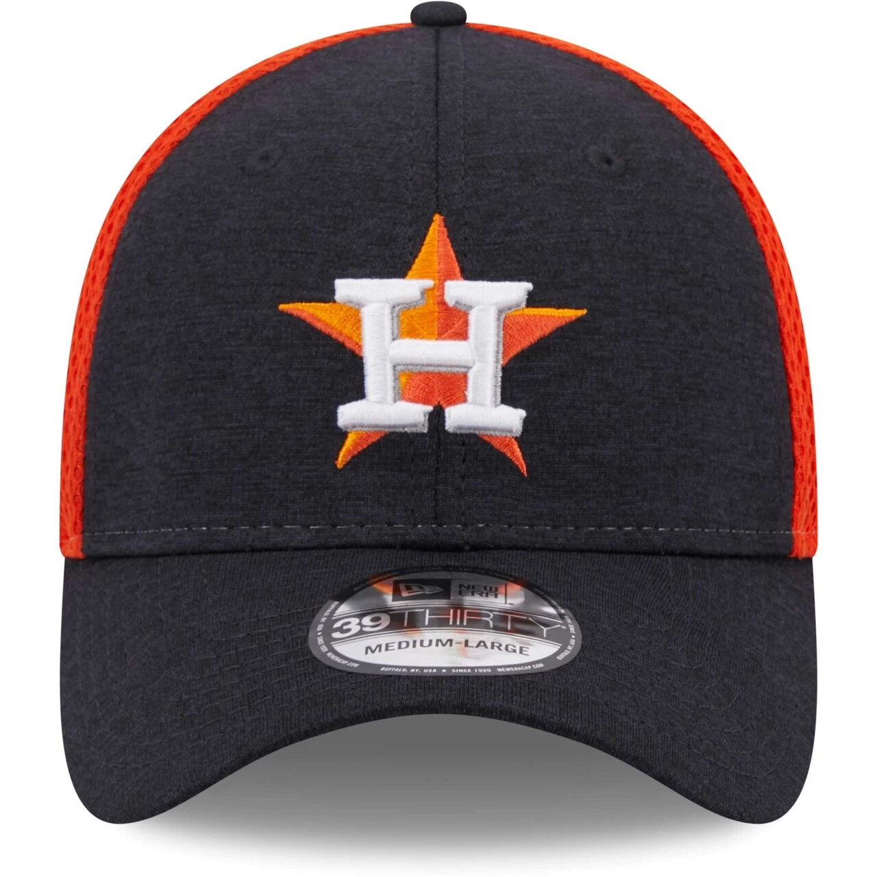 Men's Houston Astros New Era Navy Shadow Neo 39THIRTY Flex Hat - Image 2