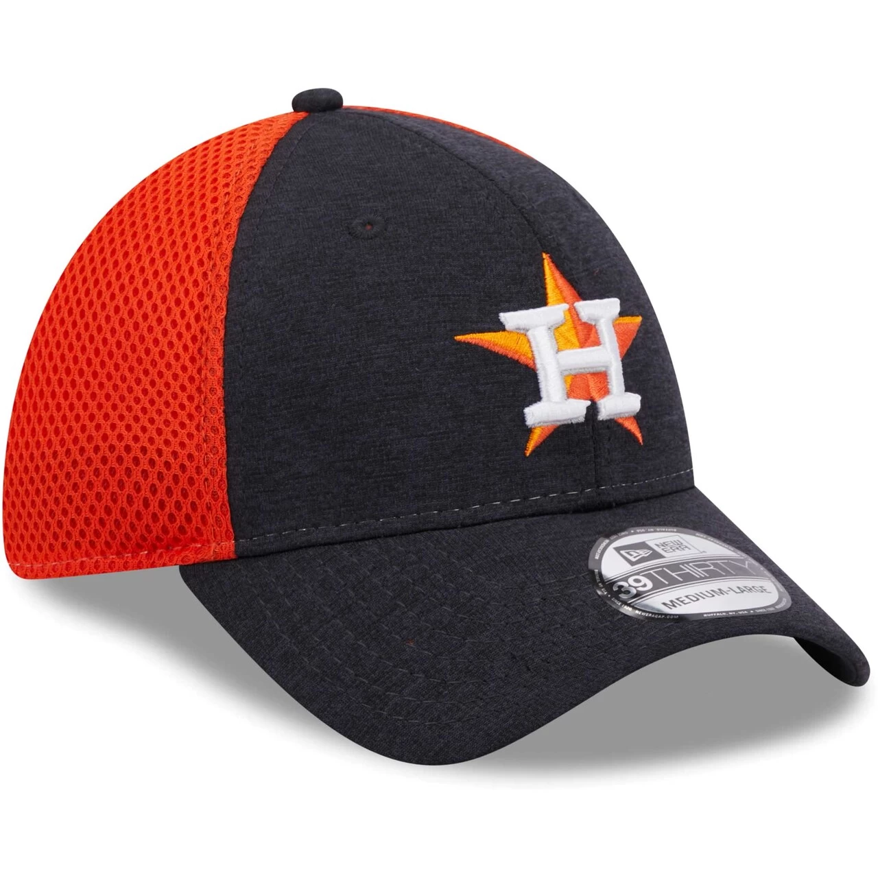 Men's Houston Astros New Era Navy Shadow Neo 39THIRTY Flex Hat - Image 3