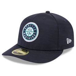 Men's Seattle Mariners New Era Navy 2023 Clubhouse Low Profile 59FIFTY Fitted Hat